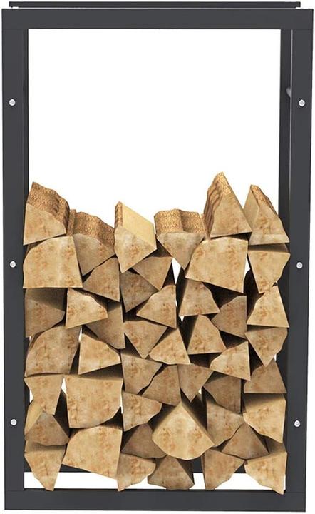 Produktbild Bakaji Holzregal für Kamin oder Ofen (100 x 25 x 60 cm)