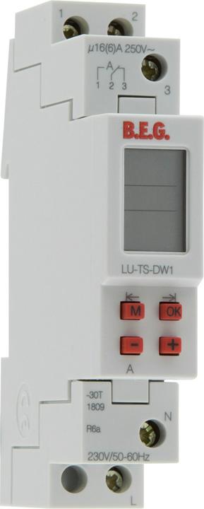 BEG 92656 Time Switch Week / Digital TS-DW1 ws