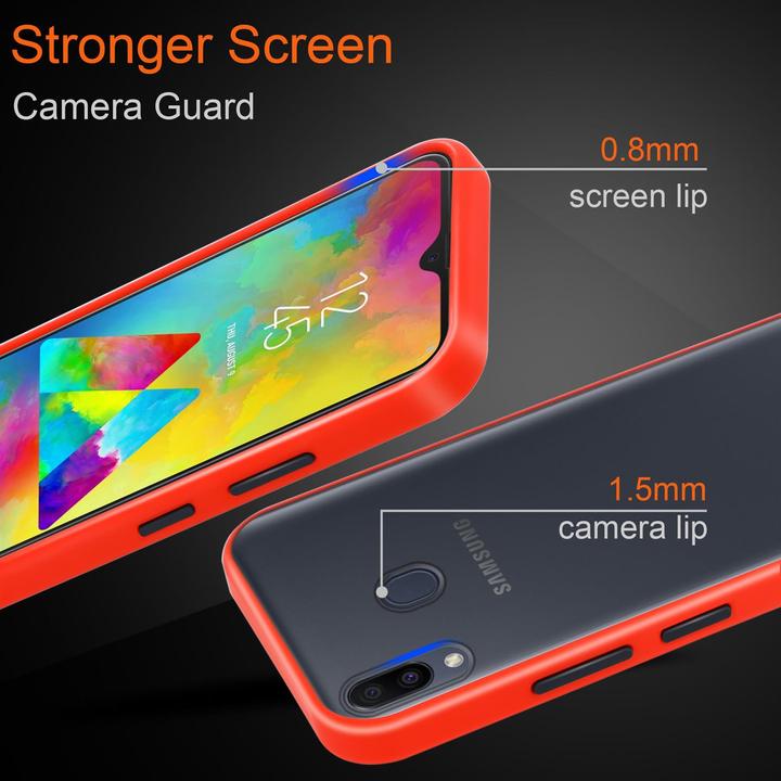 Actual product image Cadorabo Hybrid Matt Cover (Samsung Galaxy M20)
