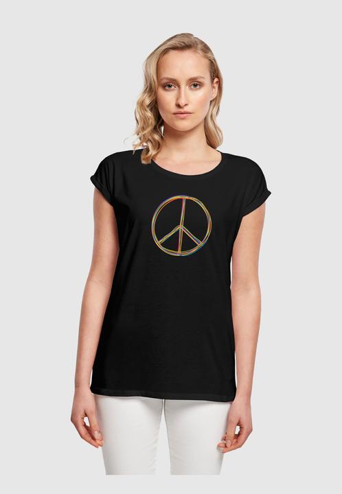 Immagine prodotto Merchcode Peace Multicolour con Maglietta Basic da donna - 173337 (M)