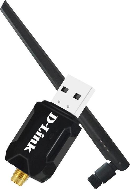 Image du produit D-Link DWA-137, Avec fil, USB, WLAN, Wi-Fi 4 (802.11n), Noir (USB)