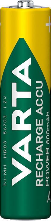 Actual product image Varta Recharge Accu Power (2 pcs., AAA, 800 mAh)