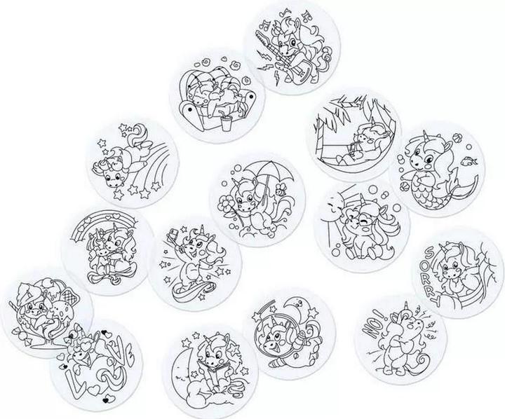Productafbeelding Ravensburger Xoomy uitbreidingsset Happy Unicorns 25987 - Uitbreidingsset voor de Xoomy Midi of