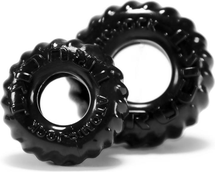 Produktbild Oxballs Truckt Cockring 2-pack Black (4 cm)