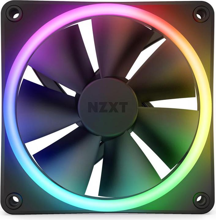 Image du produit NZXT F140 RGB DUO noir (pack de 2) | Ventilateur de boîtier 140mm (140 mm, 2 x)