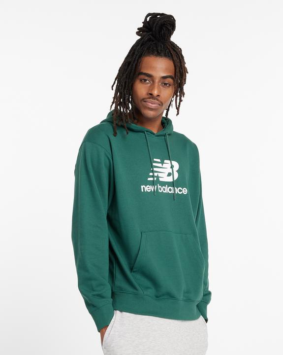 New Balance Sport Essentials Stacked Logo French Terry Hoodie