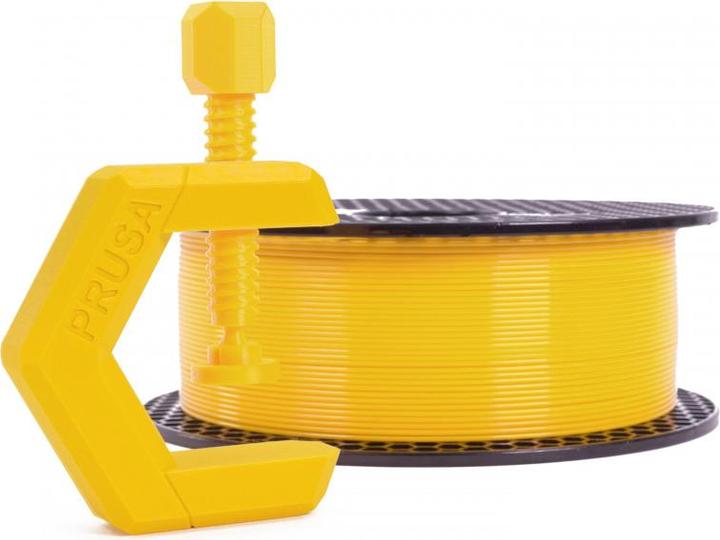 Actual product image Prusa Prusament PETG Mango Yellow 1kg (PETG, 1.75 mm, 1000 g, Yellow)