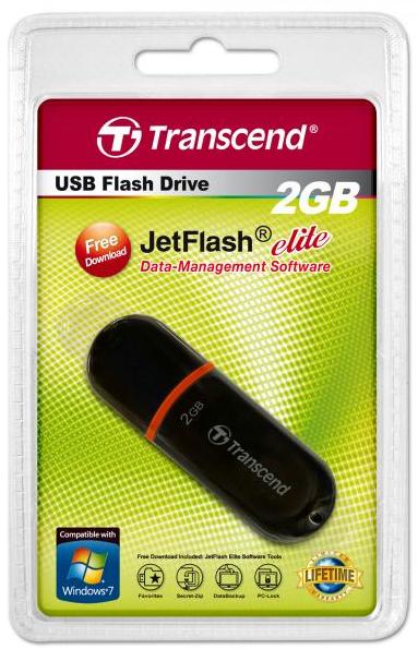 Actual product image Transcend JetFlash 300 (2 GB)