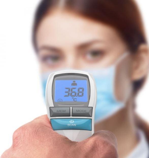 Actual product image Homedics TE-200-EEU No Touch Infrared Thermometer (Non-contact)