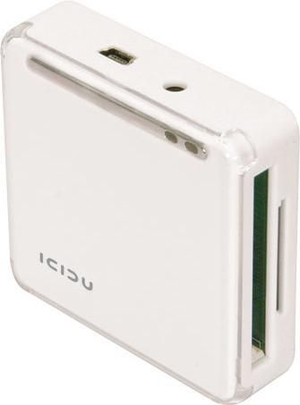 Produktbild Icidu USB 2.0 HUB & Reader White (USB 2.0)
