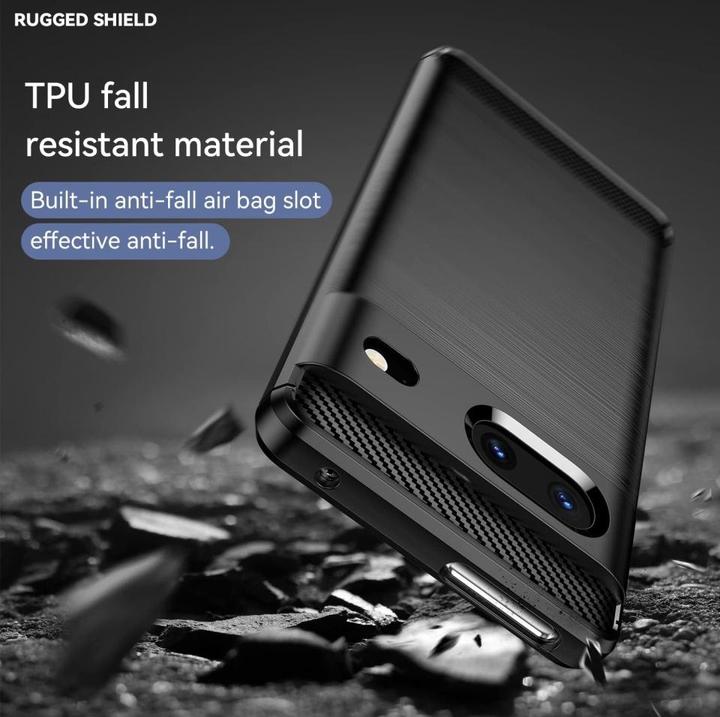 Actual product image Screenguard Carbon Brushed Soft TPU Case (Google Pixel 7)