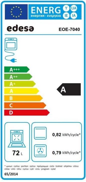 Energie-Label EOE-7040 BK
