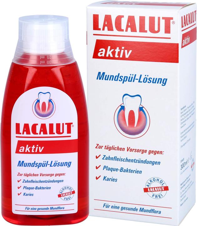 Productafbeelding Dr. Theiss Lacalut actieve mondspoeling, 300 ml oplossing (300 ml, Mondwater)