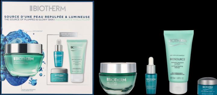 Actual product image Biotherm Aquasource Hyalu Plump Routine Set Life Plankton Elixir 7ml + Aquasource Gel 50ml + Life Plankton Ey (Facial care set)