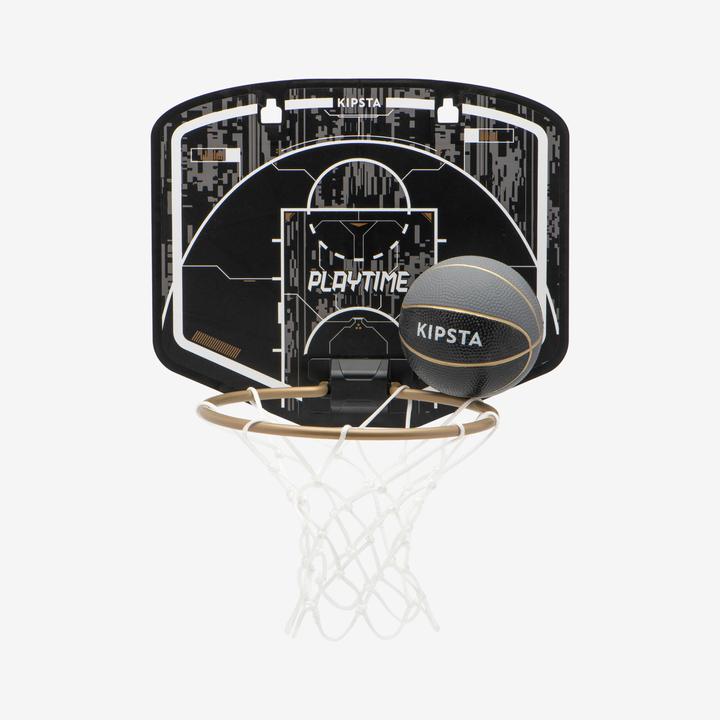 Kipsta Mini Basketballkorb - SK100 schwarz/gold