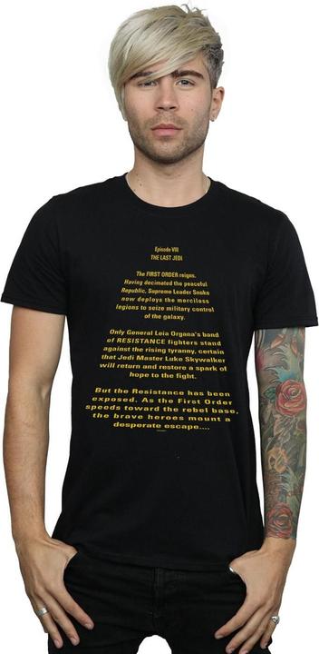 Produktbild Star Wars The Last Jedi Opening Crawl TShirt (3XL)