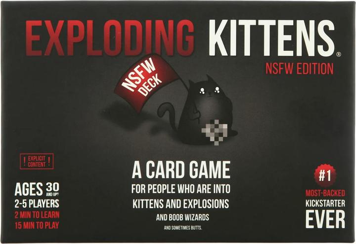 Produktbild Exploding Kittens NSFW Deck (Englisch)
