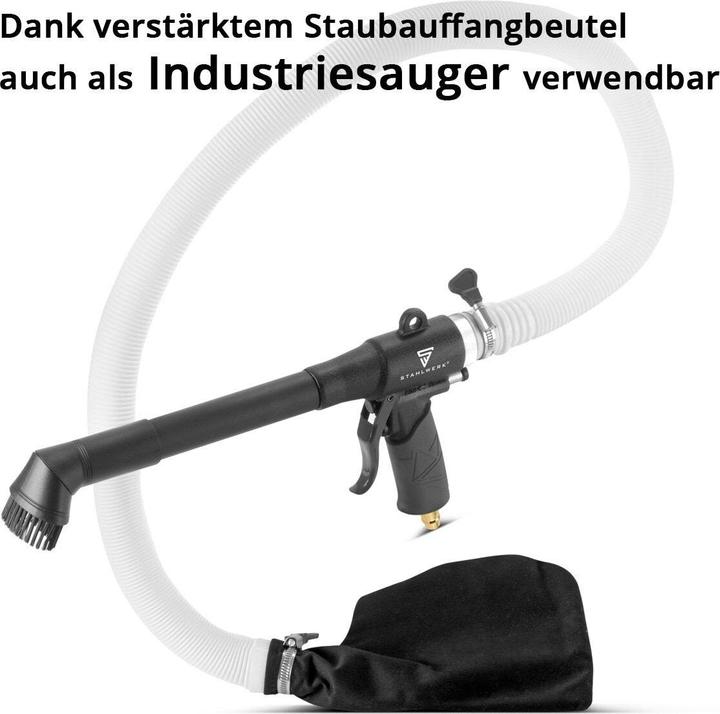 Actual product image Stahlwerk Compressed air suction/blow gun DSB-90 ST Reversible cleaning gun