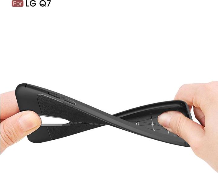 Immagine prodotto Screenguard LG Q7+ Custodia Design in pelle Copertura in TPU (LG Q7+)
