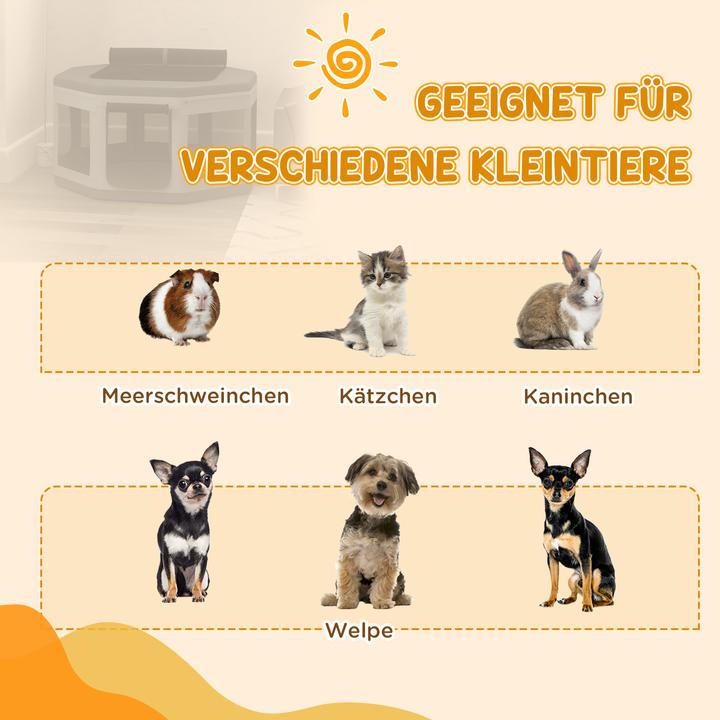 Actual product image PawHut Welpenauslauf Oxford, Nylon Grau