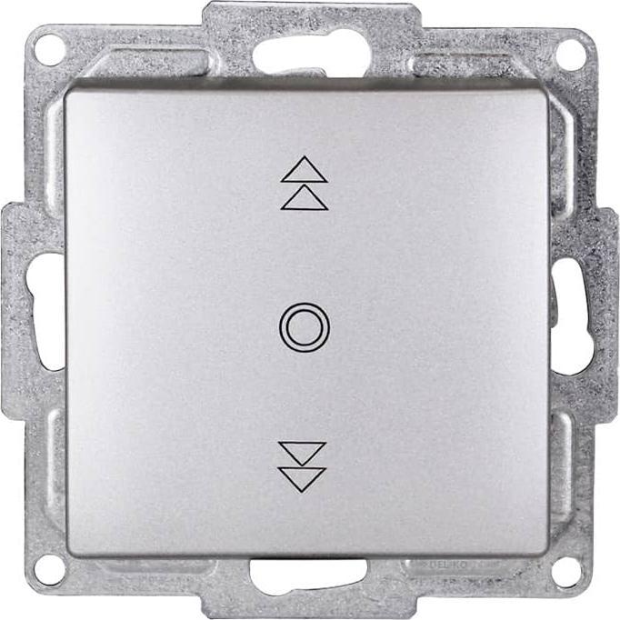 Actual product image Gunsan Visage blind switch Roller shutter switch 1x flush-mounted rocker switch silver