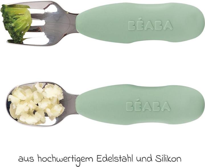 Actual product image Beaba Edelstahllernset (Gabel+Löffel)
