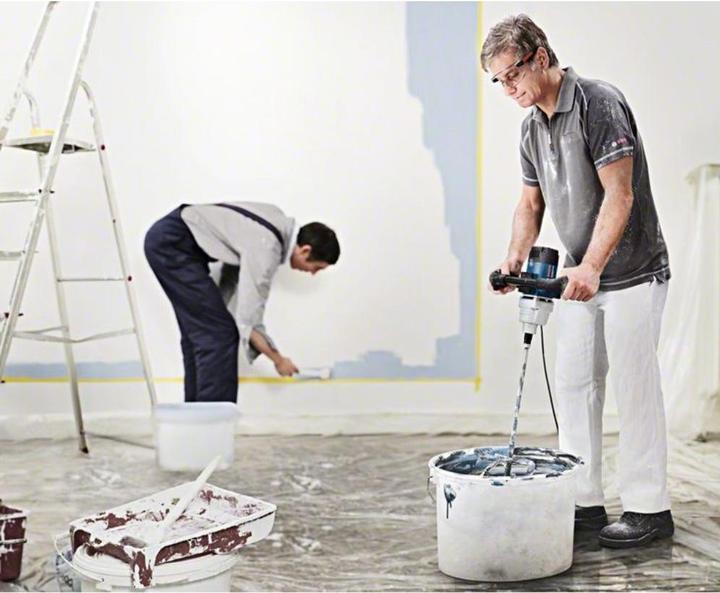 Image du produit Bosch Professional Mélangeur pour mortier de peinture 140 mm GRW 1