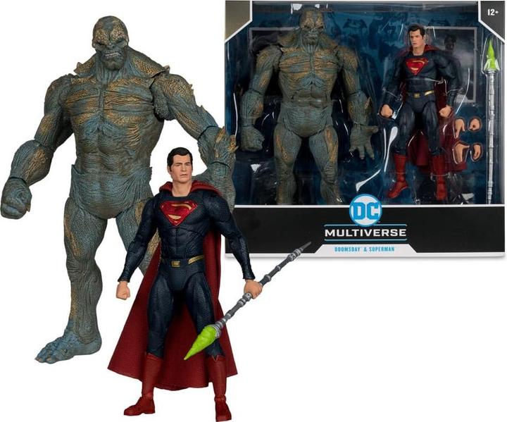 Immagine prodotto McFarlane Batman v Superman: Dawn of Justice DC Multiverse Mega Action Figures 2-Pack Doomsday e Superman