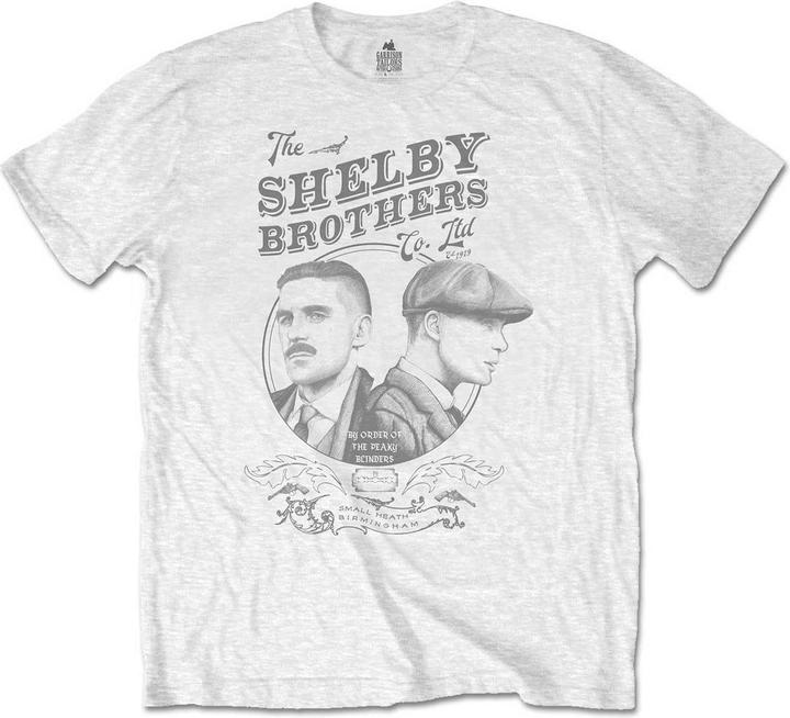 Actual product image Peaky Blinders Unisex Adult Shelby Brothers Circle T-Shirt (XXL)