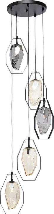Kare Design Pendant Light Diamond Fever Spiral Black Ø42cm (G9)
