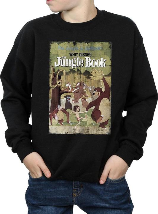 Produktbild Disney The Jungle Book Retro Poster Sweatshirt Jungen (140, 146)