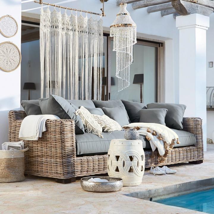 Image du produit Loberon Canapé Rimini marron/gris