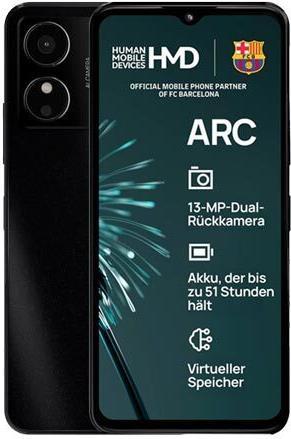 Immagine prodotto HMD Arc (64 GB, Nero, 6.52", Doppia SIM, 13 Mpx)