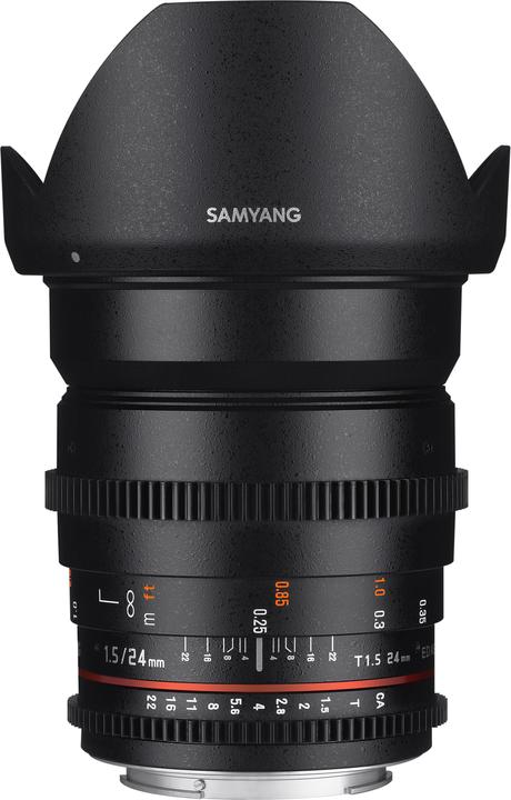 Immagine prodotto Samyang 24mm T1.5 VDSLR II Canon EF (Canon EF, Full-frame)