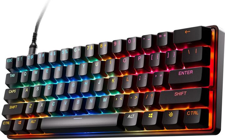 Actual product image SteelSeries Apex Pro Gen 3 Mini (schwarz, DE-Layout, OmniPoint 3.0) (DE, Cable)
