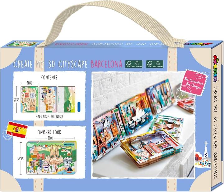 Image du produit Avenir 3D Städte-Bastelset Barcelona