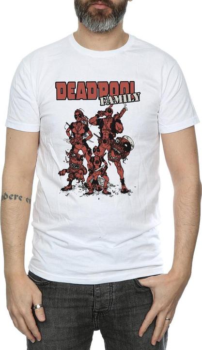 Actual product image Mens Deadpool Family Group T-Shirt (S)