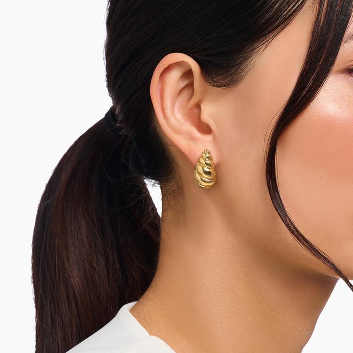 Produktbild Thomas Sabo Ohrstecker organische Formen vergoldet (Silber 925)