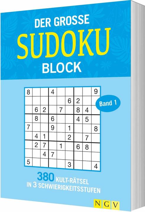 Produktbild Der grosse Sudokublock Band 1 (Deutsch, 2019)
