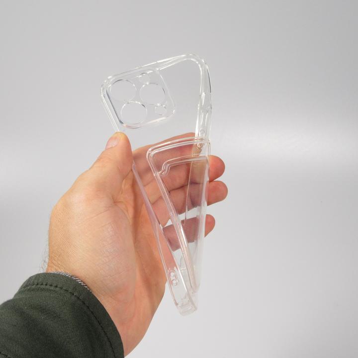 Produktbild PhoneLook Hülle Gummi mit Kartenhalter (Apple iPhone 12 Pro Max)