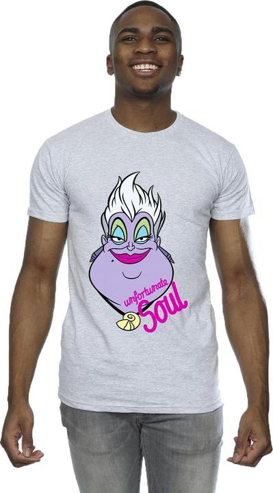 Actual product image Disney Mens Villains Ursula Unfortunate Soul T-Shirt (5XL)