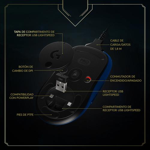 Immagine prodotto Logitech G Pro League of Legends Edition (Senza fili, Cablato)