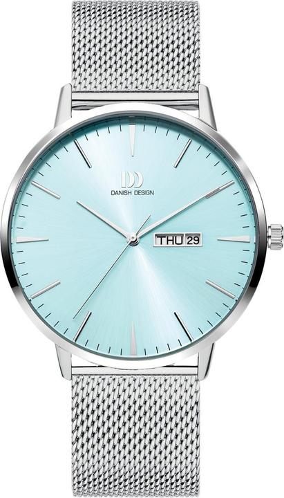 Danish Design Dänisches Design Tidlã¸s Akilia Day/Datum Husky Blue Mesh IQ69Q1267 (Analoguhr, 41 mm)
