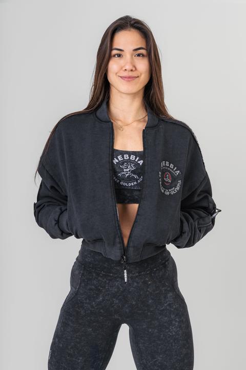 Produktbild Nebbia Washed-Off Women's Bomber Jacket (M)