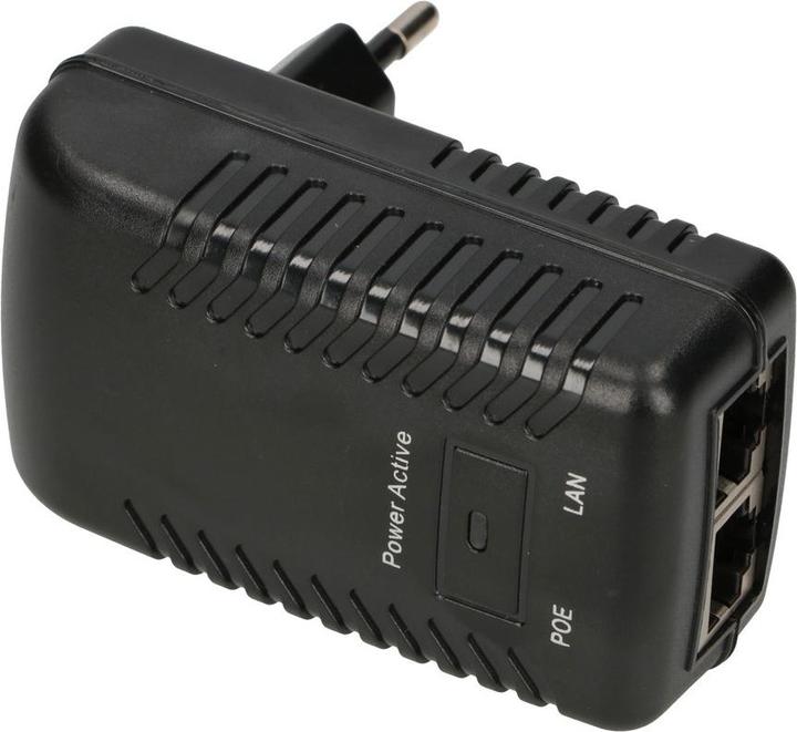 Produktbild Extralink POE-12-12W 12V 12W 1A POWER ADAPTER WALL PLUG (802.3af (PoE), 12 W)