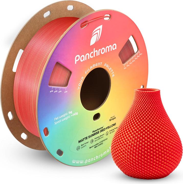 Actual product image Polymaker Panchroma™ PLA Dual Matte (PLA, 1.75 mm, 1000 g, Multicoloured)
