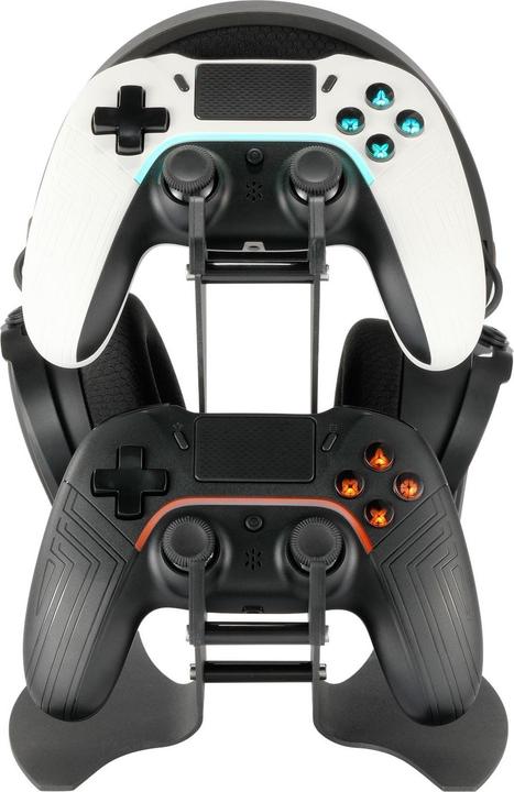 Actual product image Deltaco Gaming Dual controller & headset stand (Switch, PS5, PS4, Android, iOS, Mac, PC, PS3, PS4 Pro, Switch Lite, Switch OLED, Xbox Series X, Xbox Series S, Xbox One S, Xbox 360)