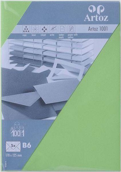 Image du produit Artoz 1001 Enveloppes B6 vert bouleau (B6, 5 x)