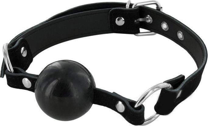 Image du produit GayStore Rubber Ball Gag 50 mm avec lanière en cuir