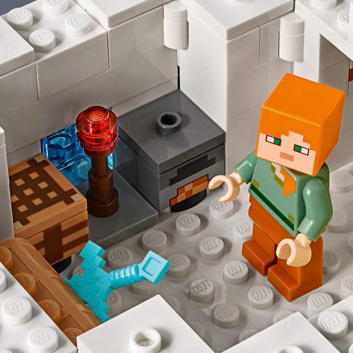 Actual product image LEGO Minecraft ice igloo (21142, LEGO Minecraft)